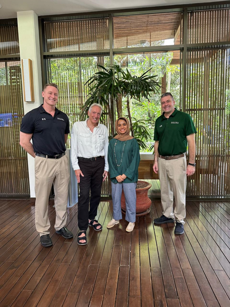 UAE ambassador to Costa Rica with Botanika Resort owners Beau and Cory Willams