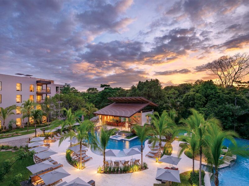 A beautiful Osa Peninsula Resort Swimming Pool View